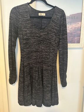 wool knit dress women Women's Feels Like Now Mocha Brown Ribbed Knit Sweater Mini Dress | Size: L main image 1